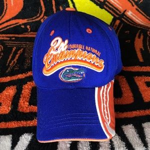Florida Gators Strap Back Hat 2X Football Champion